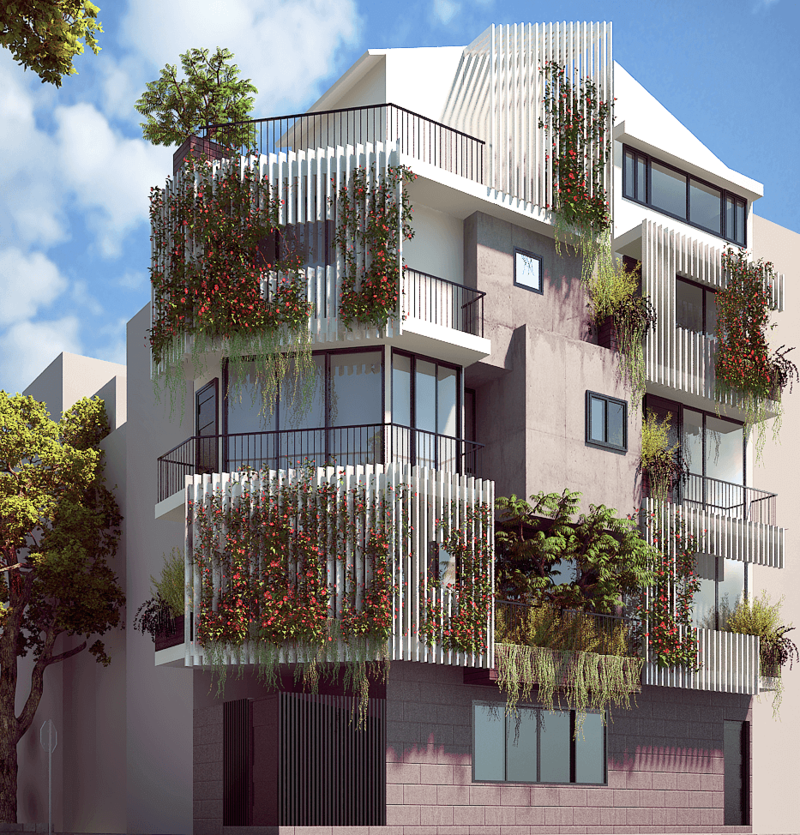 Nhà có 2 mặt tiền đón gió và nắng thuận lợi từ nhiều hướng