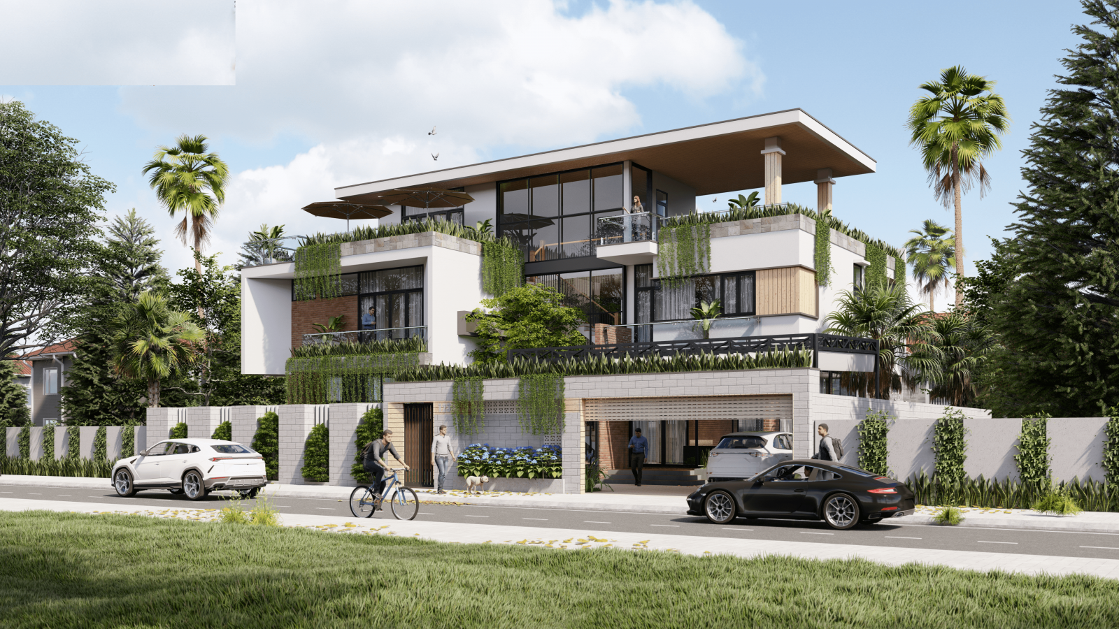 Căn nhà giúp lưu thông gió tự nhiên