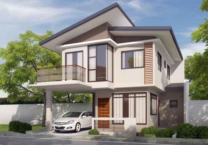 Mặt tiền nhà ngang 10m dài 8m cần được tạo hình cân đối