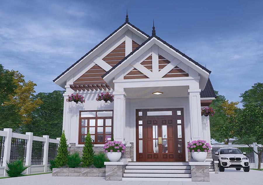 Kiểu dáng kiến trúc đơn giản phù hợp với nhiều phong cách thiết kế