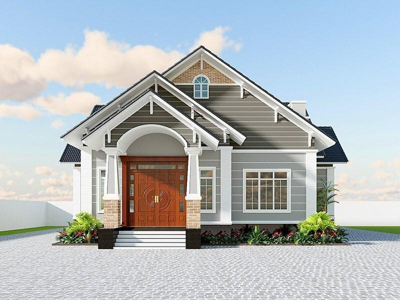 Kiến trúc nhà cấp 4 mặt tiền ngang 8m hội tụ tinh hoa phong cách thiết kế đa dạng