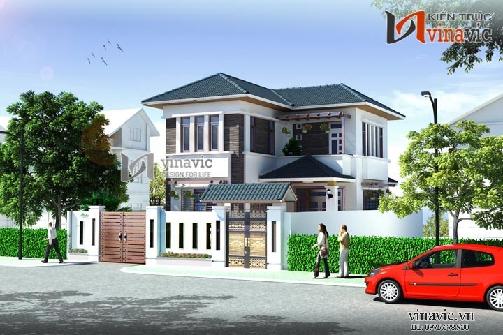 Nhà chữ L 2 tầng mặt tiền 8m giá dưới 2 tỷ