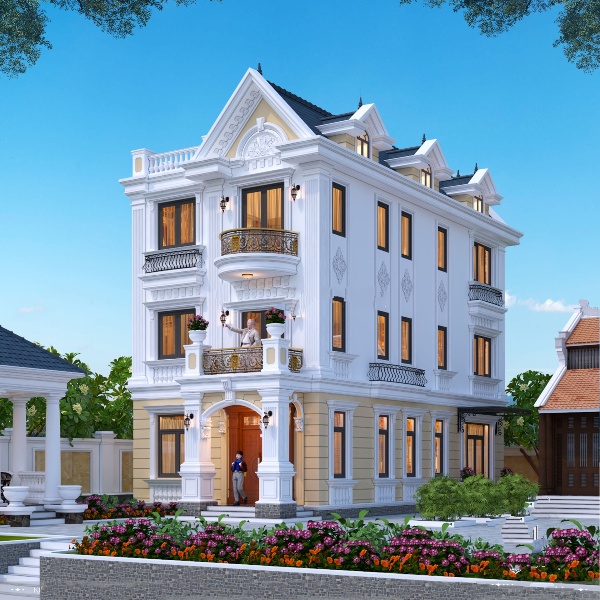 Lý do nên chọn mẫu nhà phố tân cổ điển 3 tầng