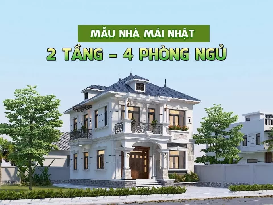 Biệt thự 2 tầng 4 phòng ngủ mái Thái - BT 13215 - KataHome