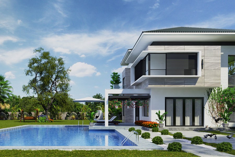 Tổng hợp các mẫu nhà biệt thự cổ điển đẳng cấp