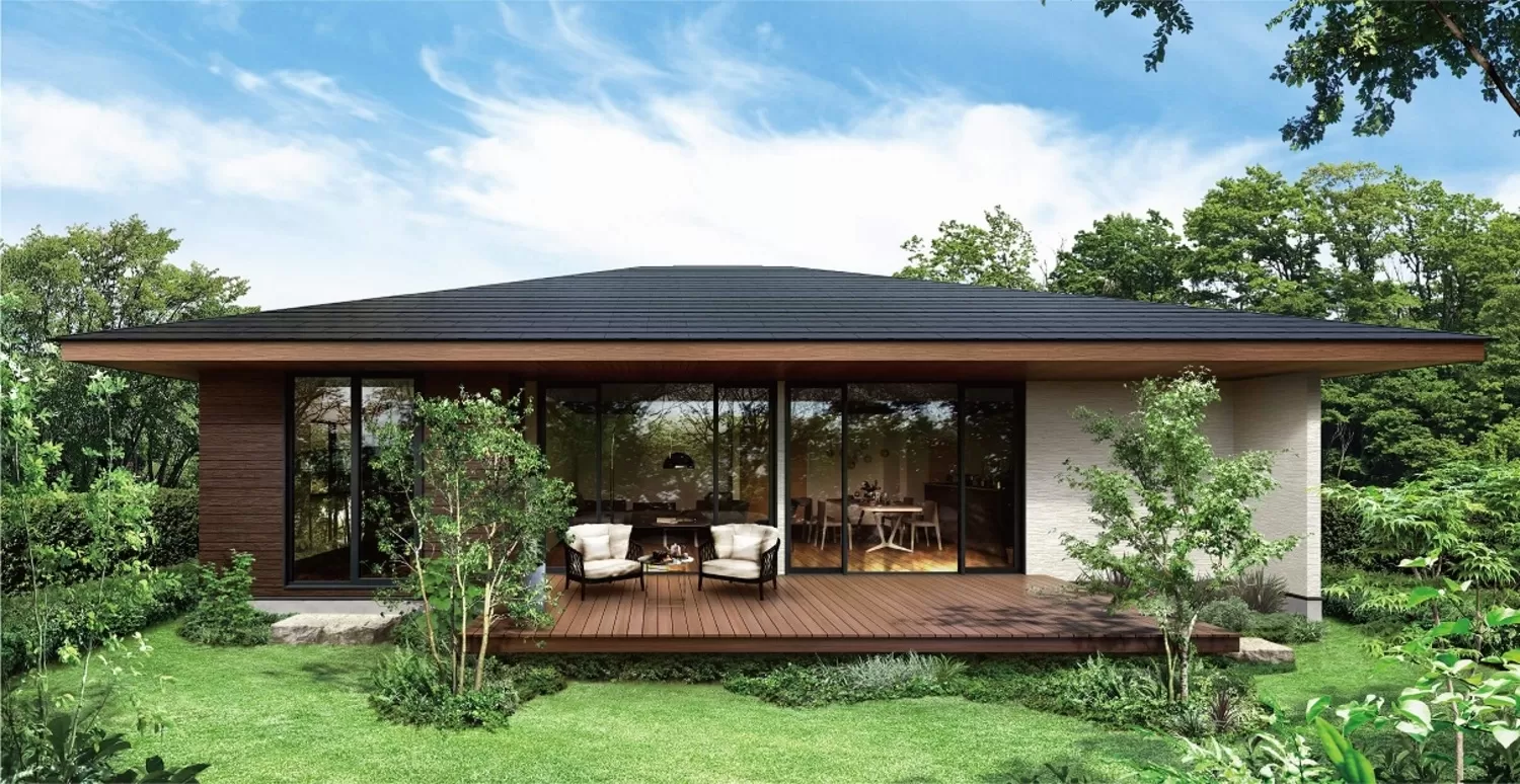 Nhà cấp 4 mái nhật phong cách thiết kế minimalism tối giản kết hợp vẻ đẹp nhà gỗ truyền thống