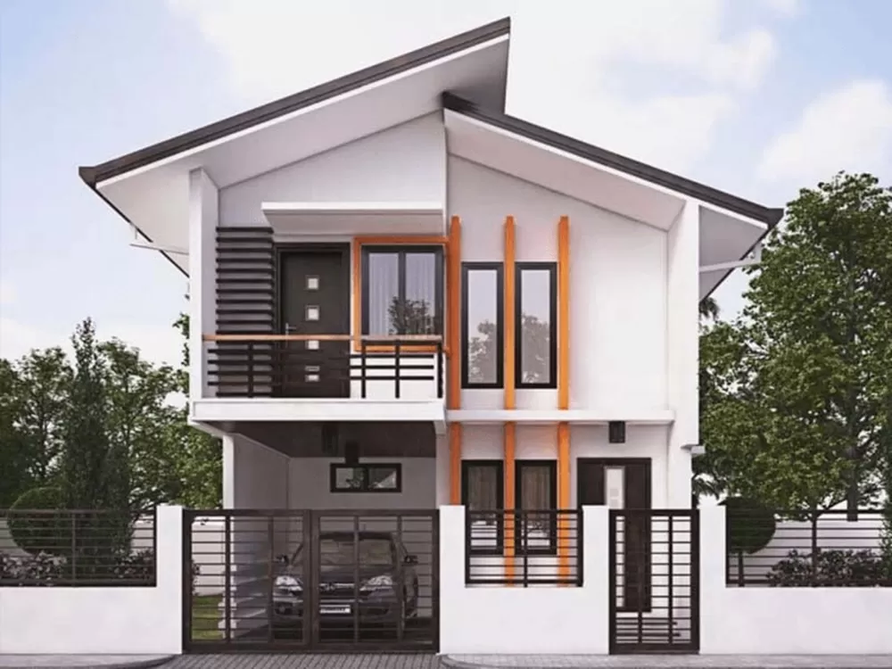 Thiết kế mái lệch ấn tượng khác lạ