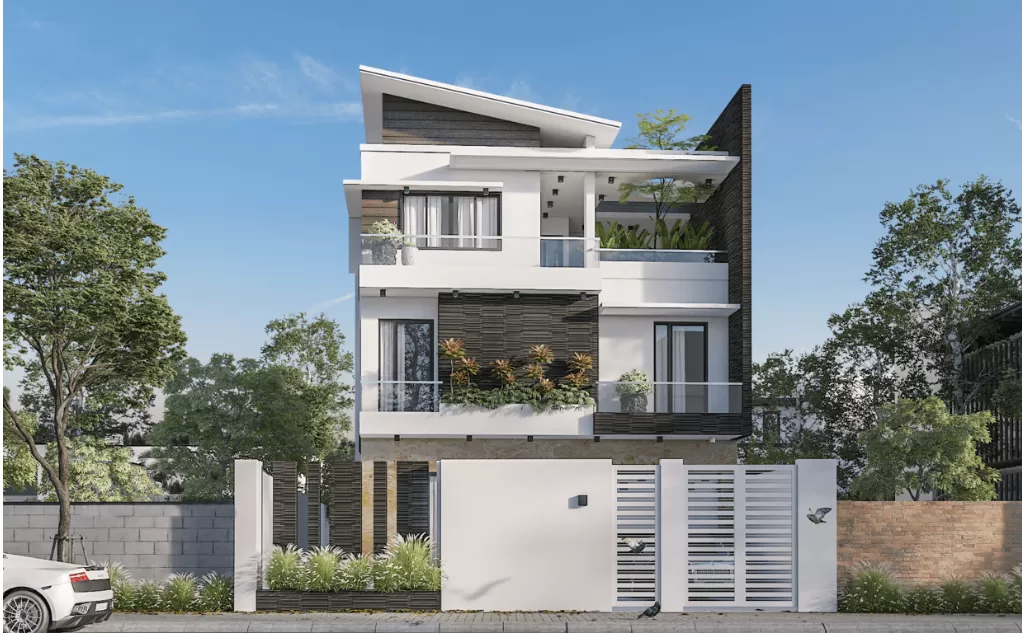 Diện tích không quá lớn nhưng căn nhà được trang bị đủ tiện nghi từ sân vườn tới sân thượng