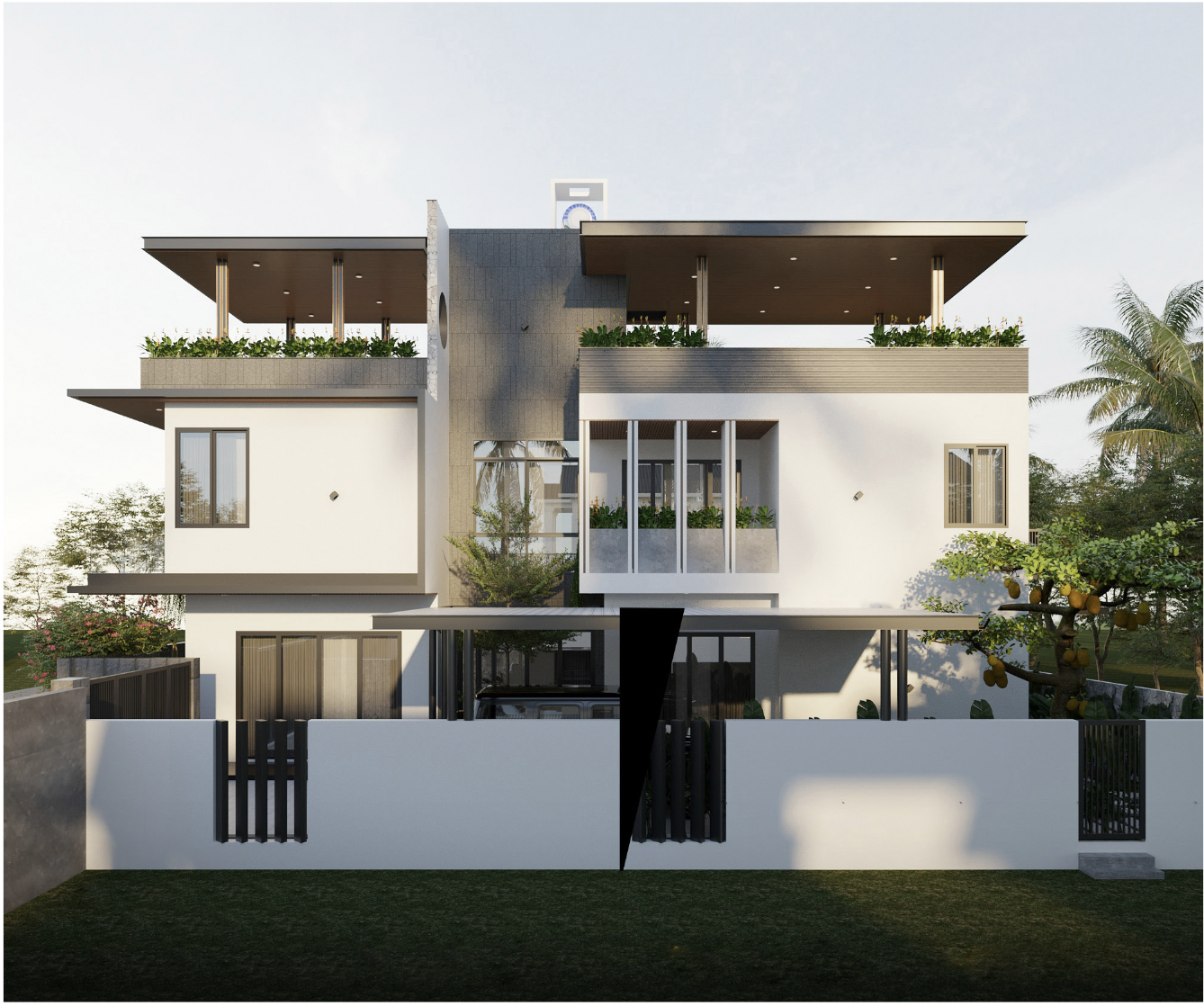 Căn biệt thự đẹp đơn giản nhưng vẫn tràn trề sức sống