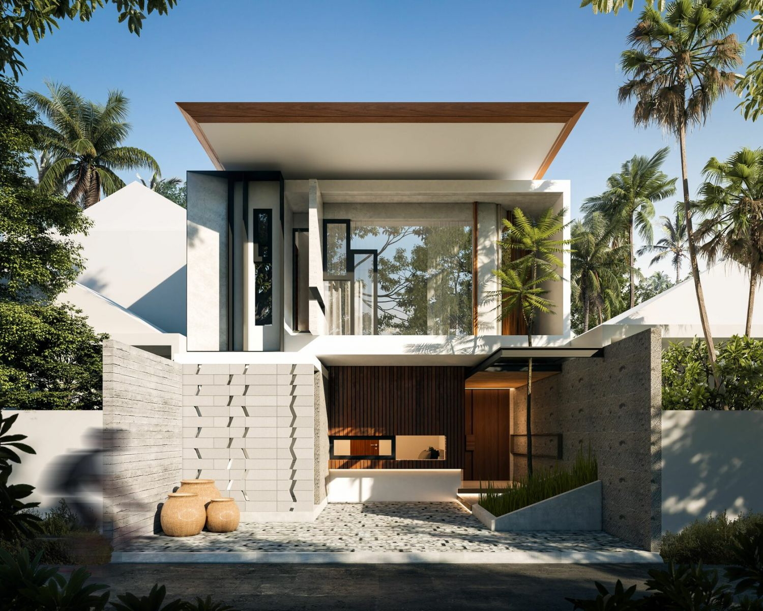 Nội thất và kiến trúc nhà 2 tầng 7x15 đẹp hiện đại thu hút ở triết lý đơn giản mà sang trọng