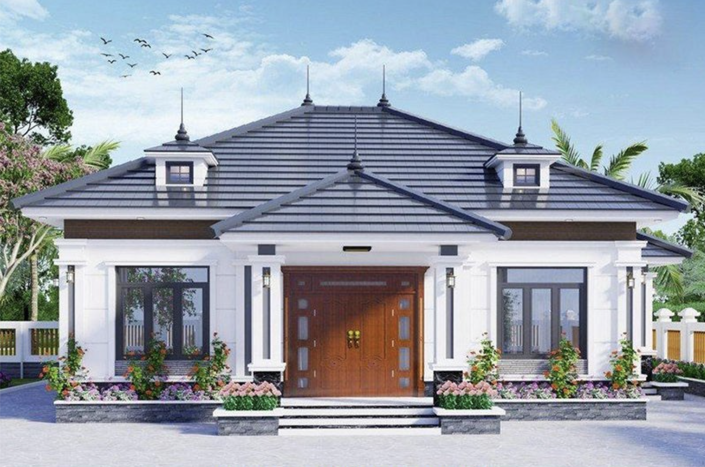 Công trình này mang tới vẻ đẹp hiện đại năng động hợp xu thế