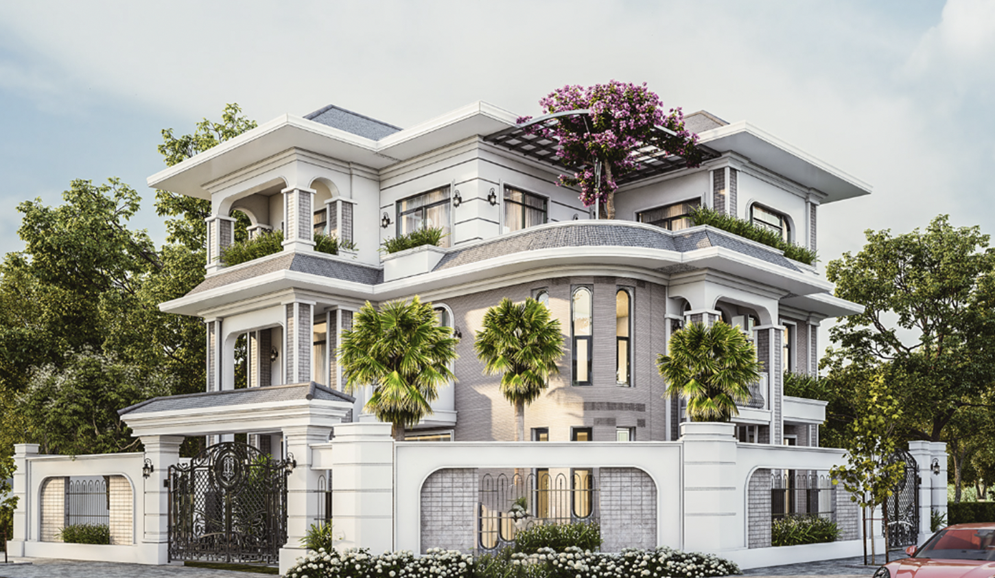 Không gian sinh hoạt tràn ngập ánh sáng tự nhiên và hoa cỏ trong lành