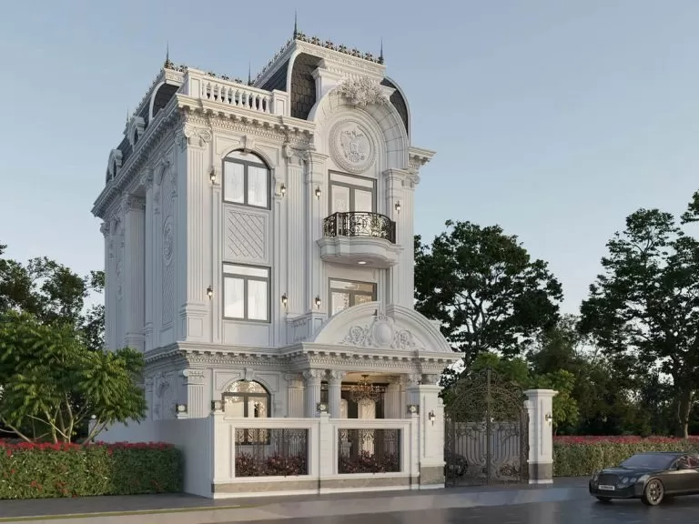 Kiểu dáng tân cổ điển đẹp nổi bật với họa tiết bắt mắt