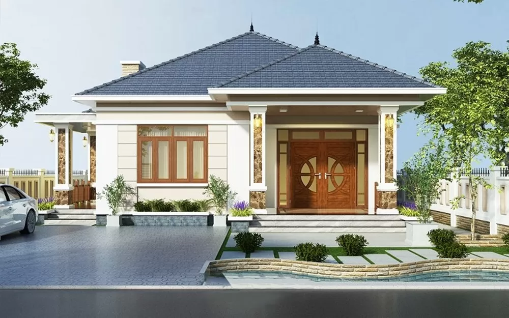 Thiết kế mái nhật tăng tính thẩm mỹ và abro vệ cho ngôi nhà