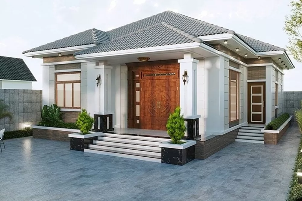 Nhà mái nhật ấn tượng với kiến trúc đơn giản nhưng khỏe khoắn