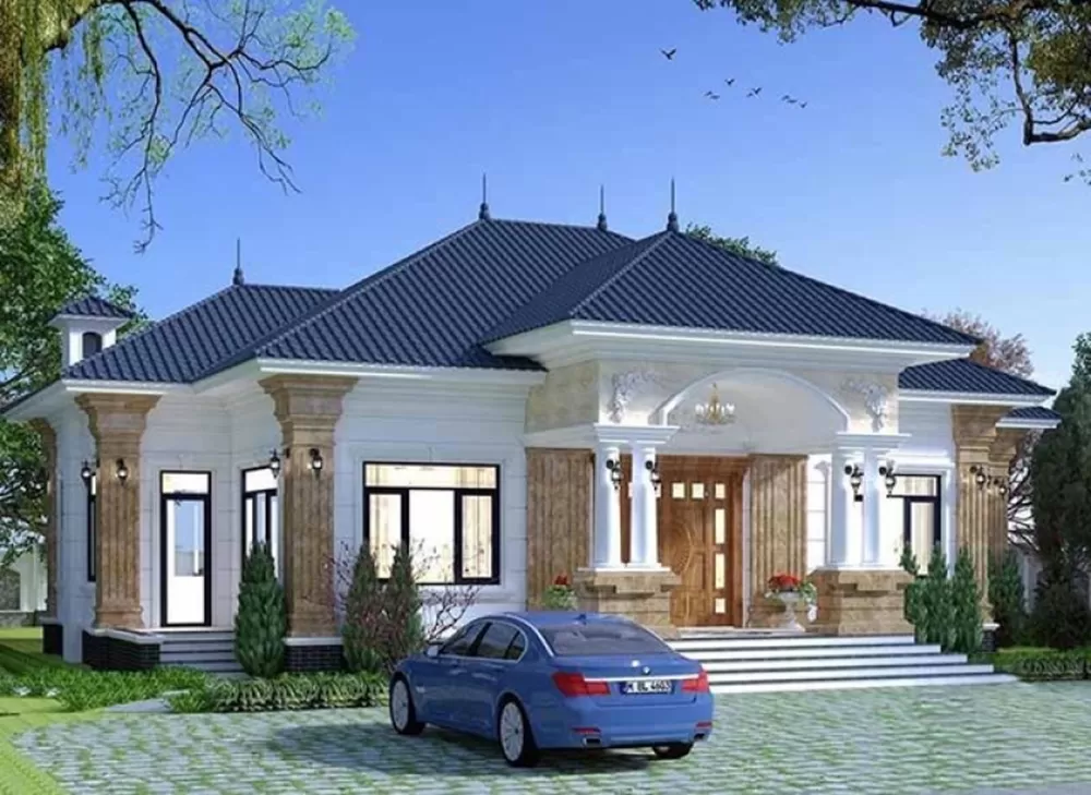 Kiểu nhà mái nhật 1 tầng được nhiều người yêu thích