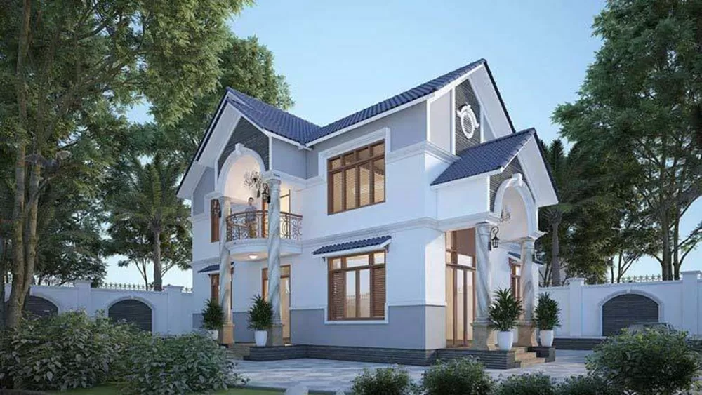Thiết kế nhà chữ L đơn giản chi phí thấp