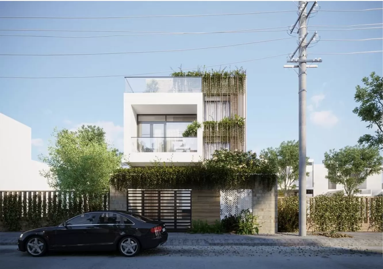Thiết kế phối hợp không gian cây cỏ biến ngôi nhà thành nguồn sống dồi dào