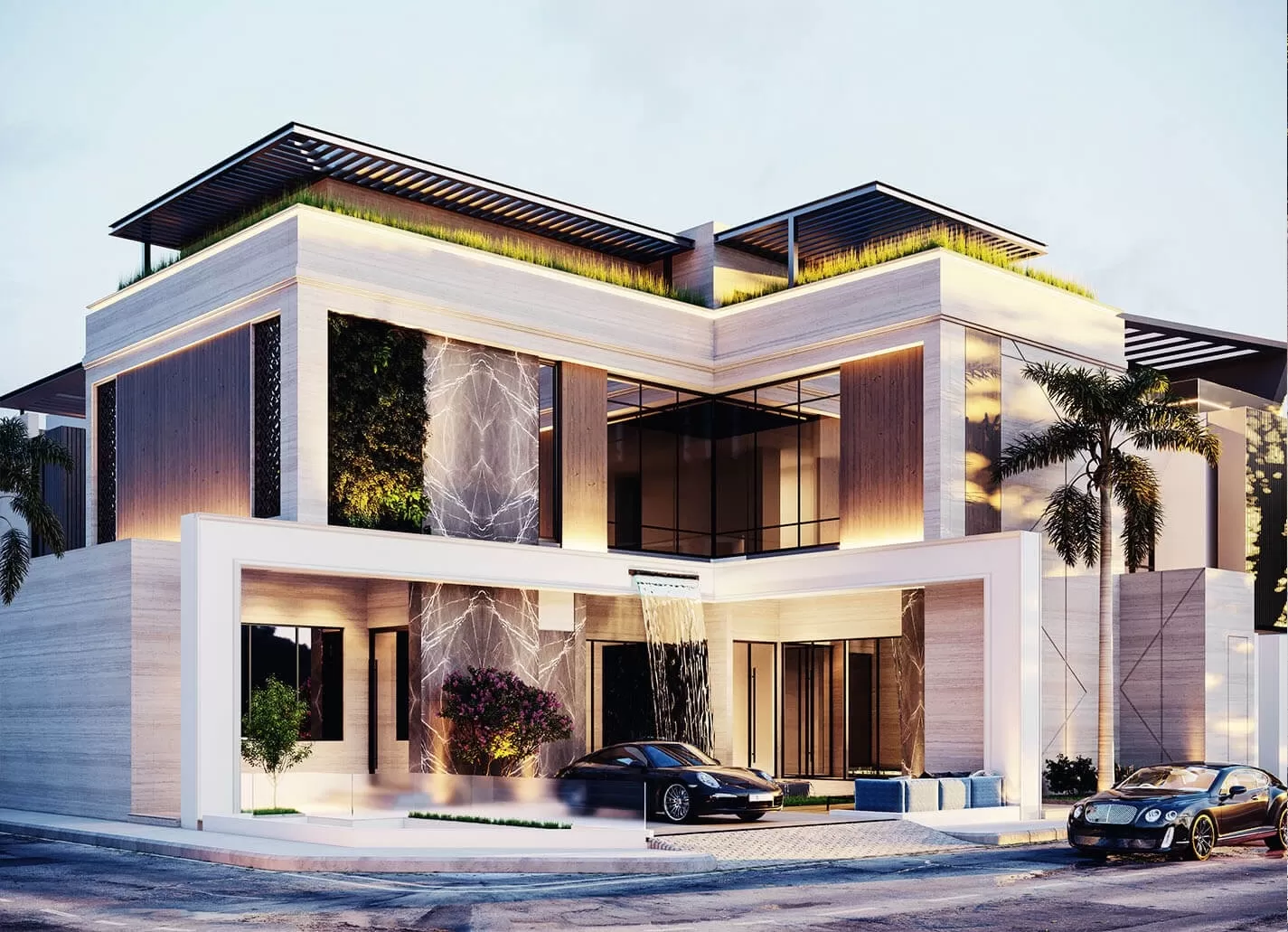 Lối thiết kế nhà đẹp có sự nhất quán về đường nét và màu sắc