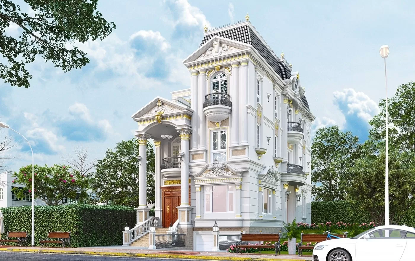 Tìm hiểu kiến trúc tân cổ điển kiểu pháp