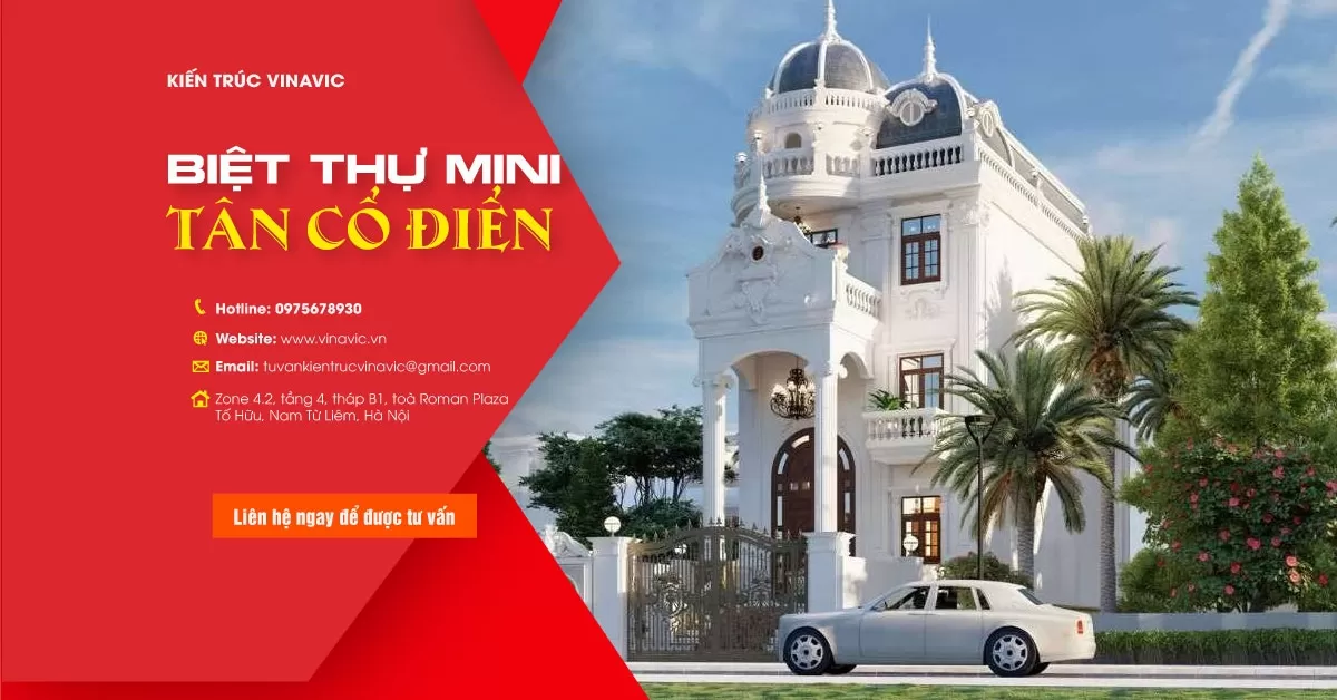 Biệt thự mini tân cổ điển