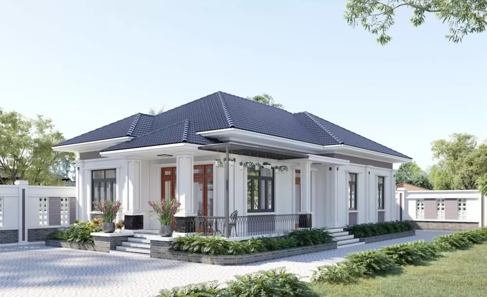 Mẫu thiết kế không quá cầu kỳ được lòng đông đảo chủ đầu tư ở quê