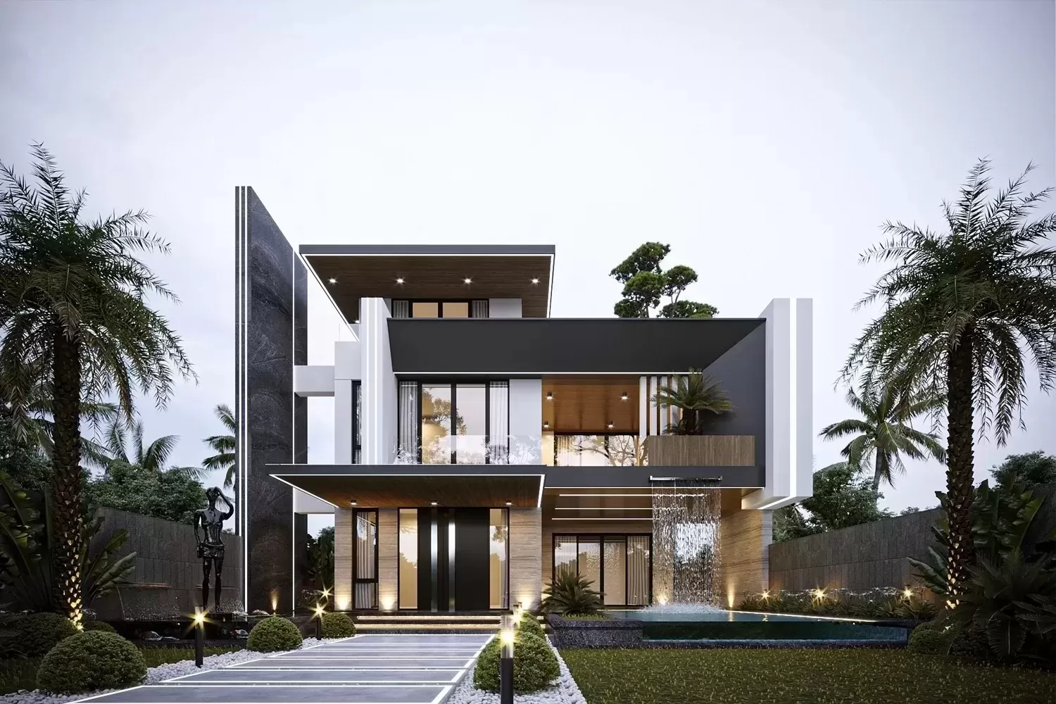Thiết kế villa 3 tầng nghỉ dưỡng