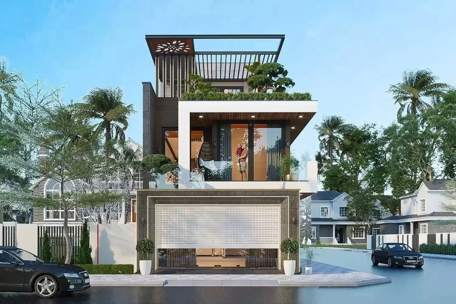 Sơn nước nội, ngoại thất để hoàn thiện trang trí toàn bộ công trình