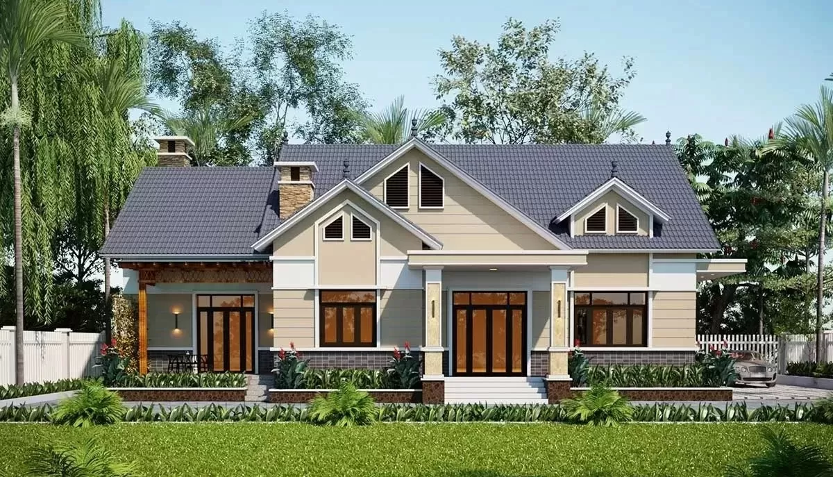 Nhà vườn 4 phòng ngủ 150m2