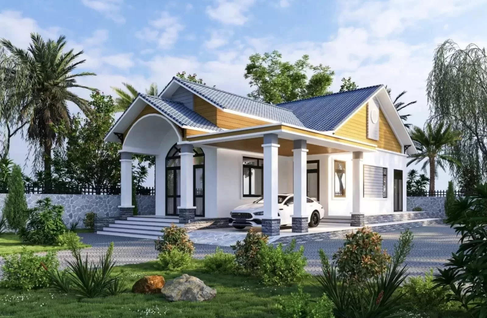 Chi phí hoàn thiện công trình gồm ốp lát, điện nước