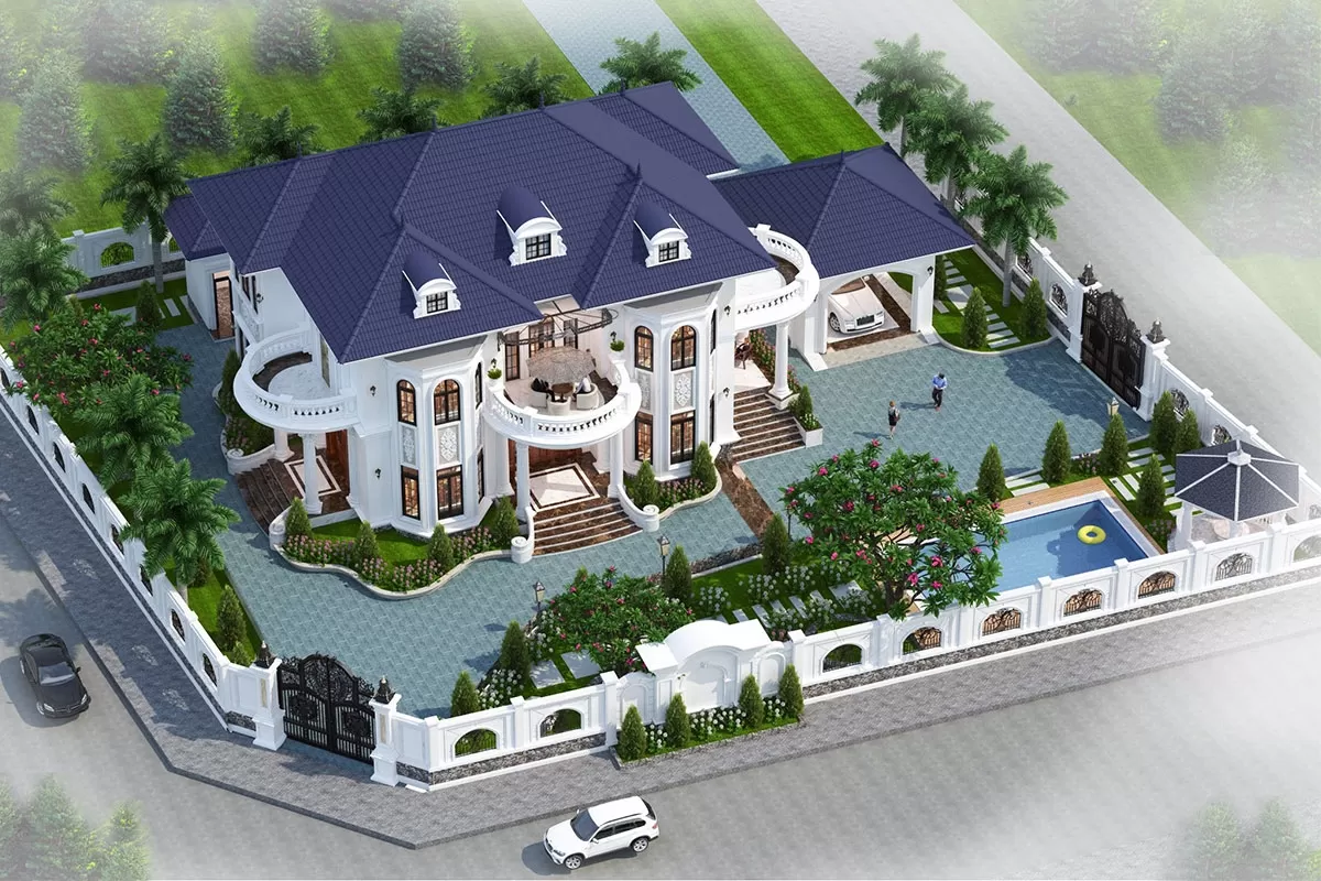 Những mẫu nhà này với lợi thế vuông vức, cân đối hợp phong thủy