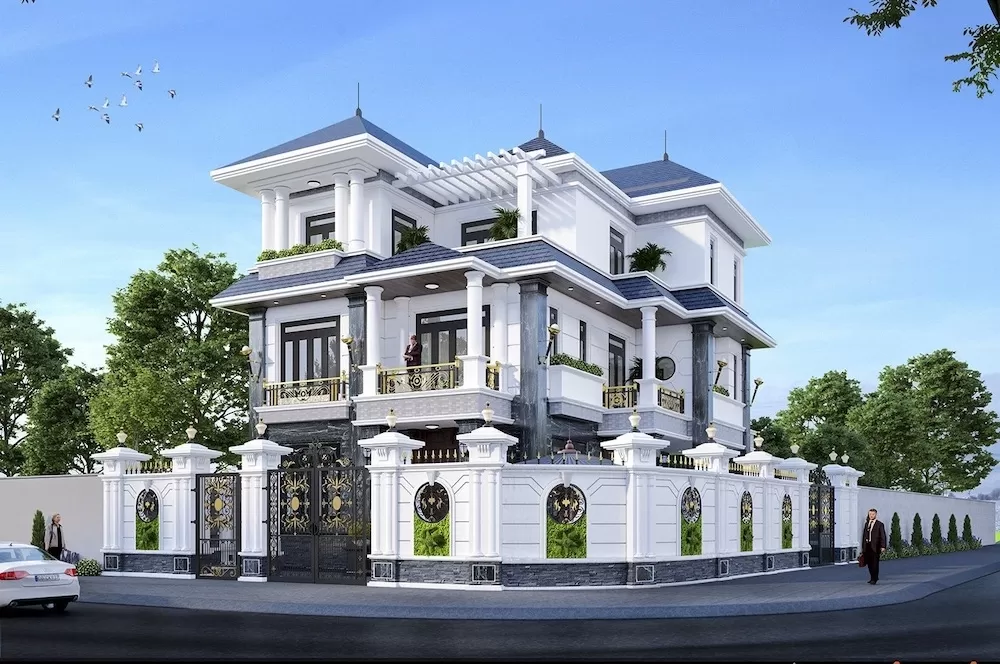 Nhà được trang bị các công nghệ hiện đại, như hệ thống điều hòa không khí thông minh, hệ thống an ninh 24/7,...