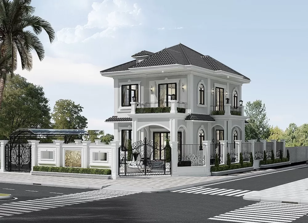 Mái nhật phải căn gióng tỷ lệ cân đối với tổng thể kiến trúc của ngôi nhà