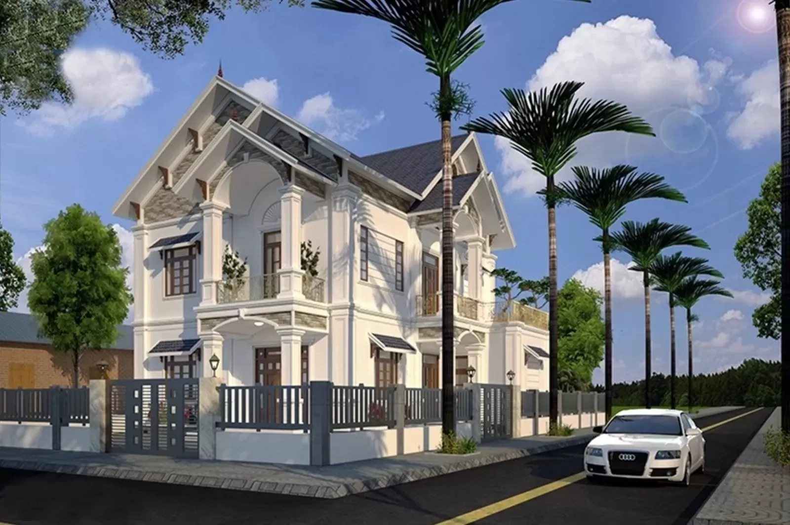 Nhà 2 mặt tiền diện tích 120m2