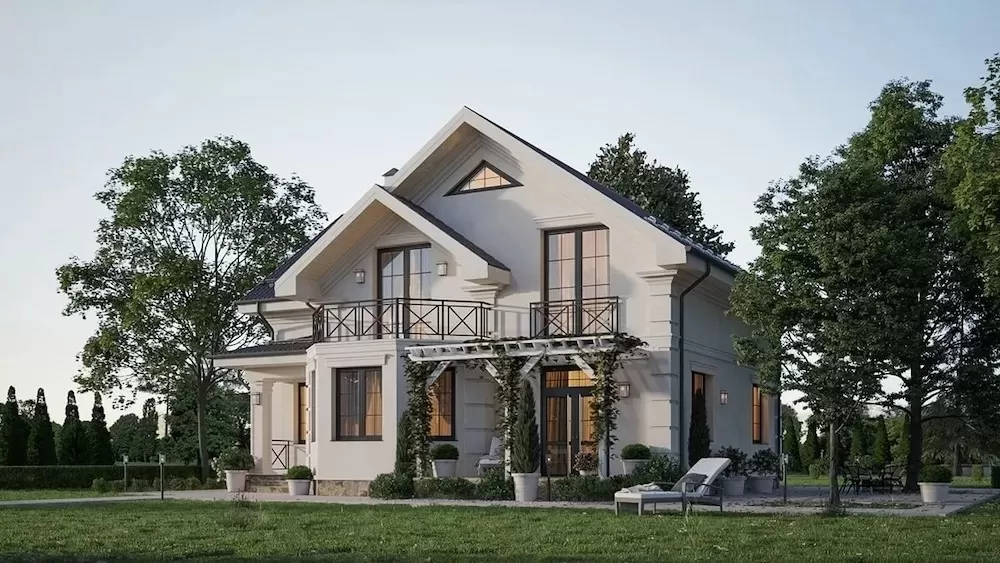 Biệt thự sân vườn 2 tầng 150m2