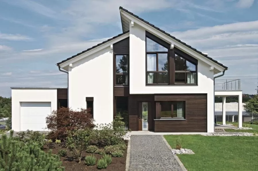 Lưu ý phong thuỷ những mẫu nhà mái thái lệch