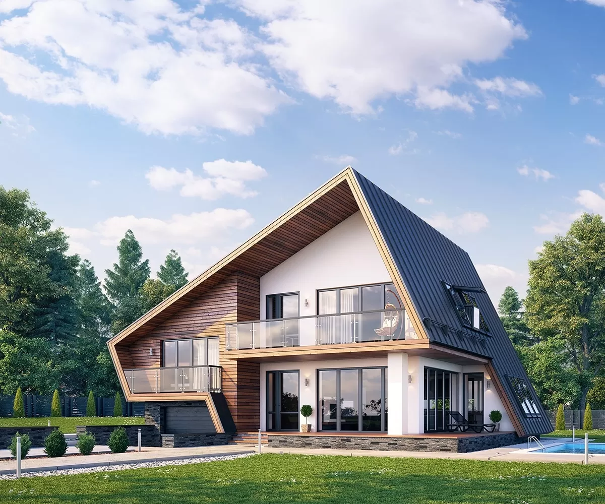 Khả năng chống thấm tốt của mái lệch