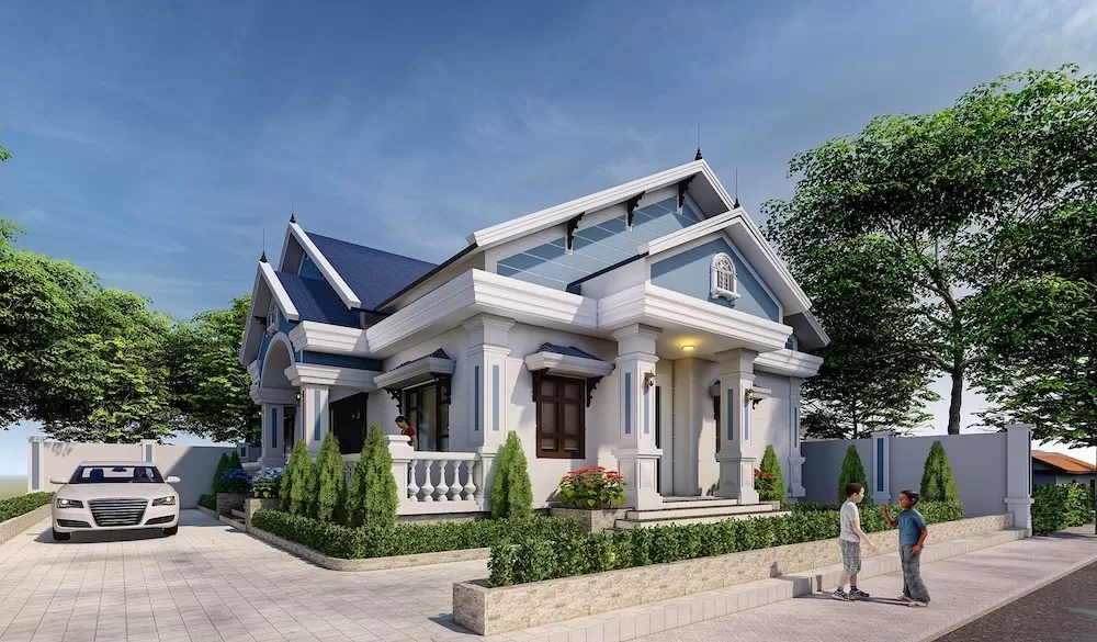 Kỹ thuật thi công đảm bảo chuẩn chỉ, mang lại khung nhà vững chắc