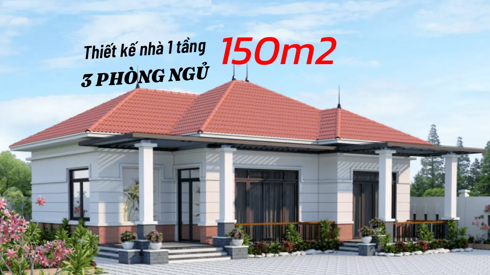 Gợi Ý Mẫu Nhà Cấp 4 Nông Thôn 3 Phòng Ngủ Đơn Giản Đẹp | Kiến Trúc Nhà Việt  - YouTube