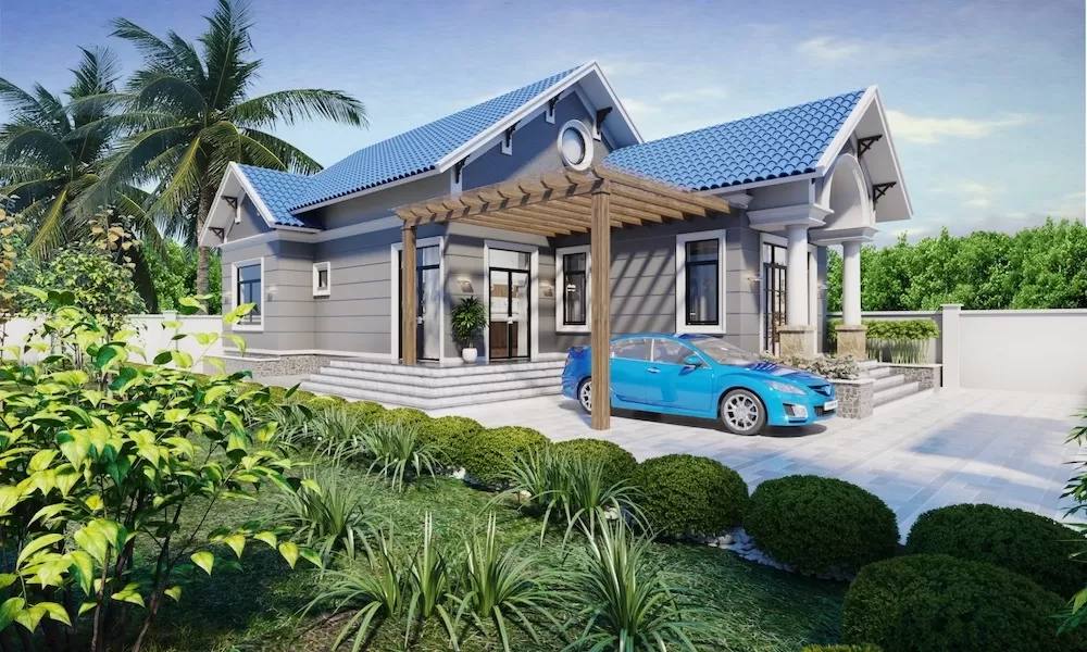 Mẫu nhà đẹp mang lại sự tiện nghi và thẩm mỹ, tạo không gian sống chất lượng cho gia đình