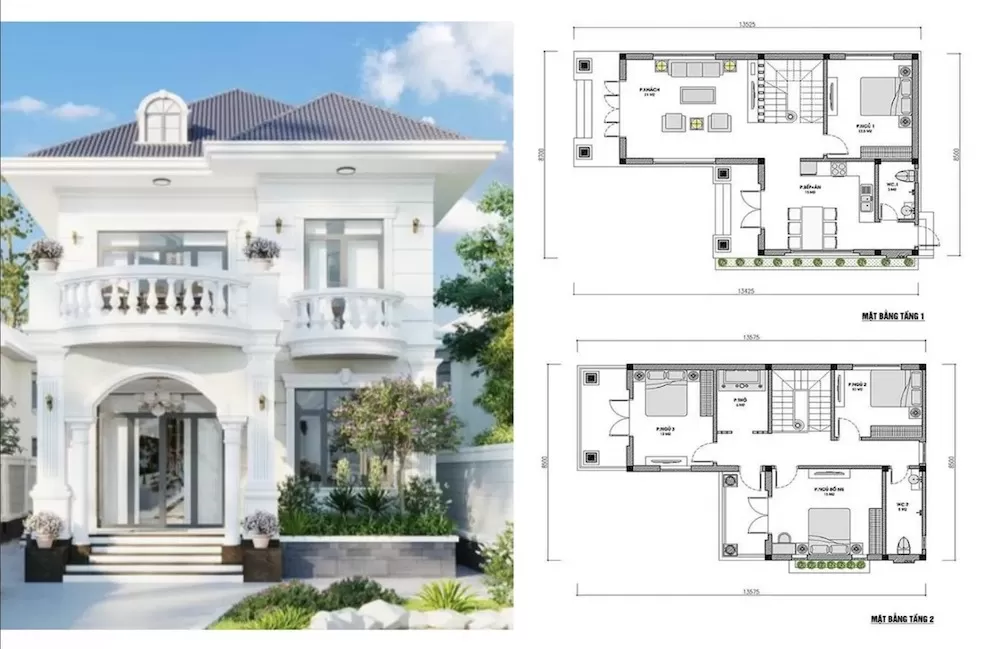 Bản vẽ xây dựng giúp bạn hình dung cụ thể phong cách, kiểu dáng, cấu tạo và mô hình căn nhà trên thực tế