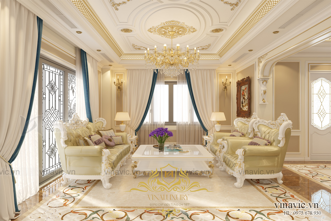 Nội thất biệt thự cổ điển