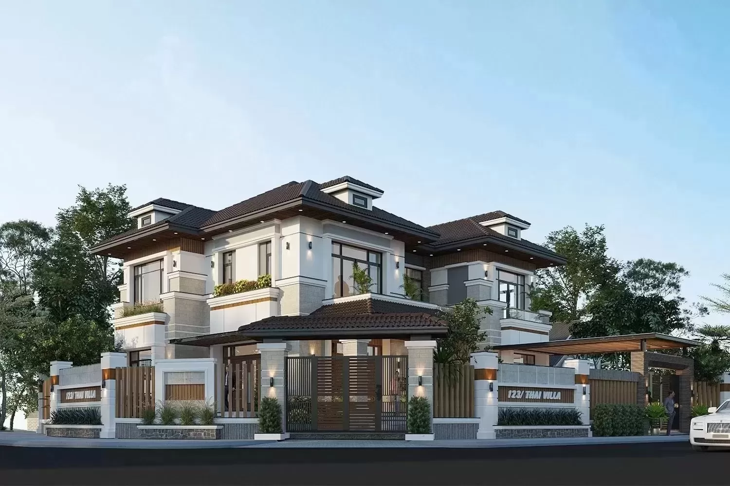 Nhà vuông 300m2 3 phòng ngủ 2 tầng
