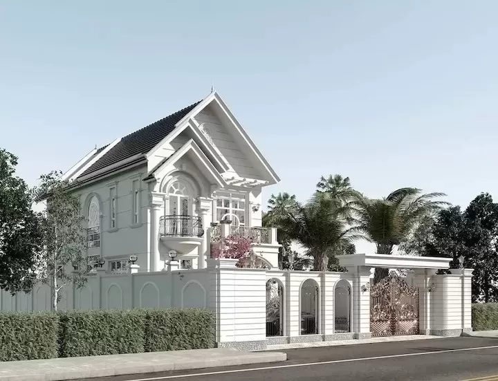 Mẫu thiết kế nhà mái thái có đủ không gian cho nhiều người cùng sử dụng
