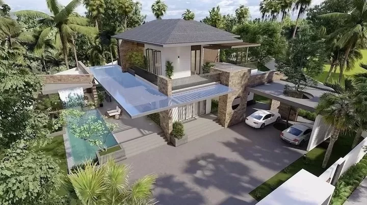 Ngôi nhà kiểu mái thái có thể thiết kế theo nhiều phong cách, kiểu dáng, quy mô khác nhau