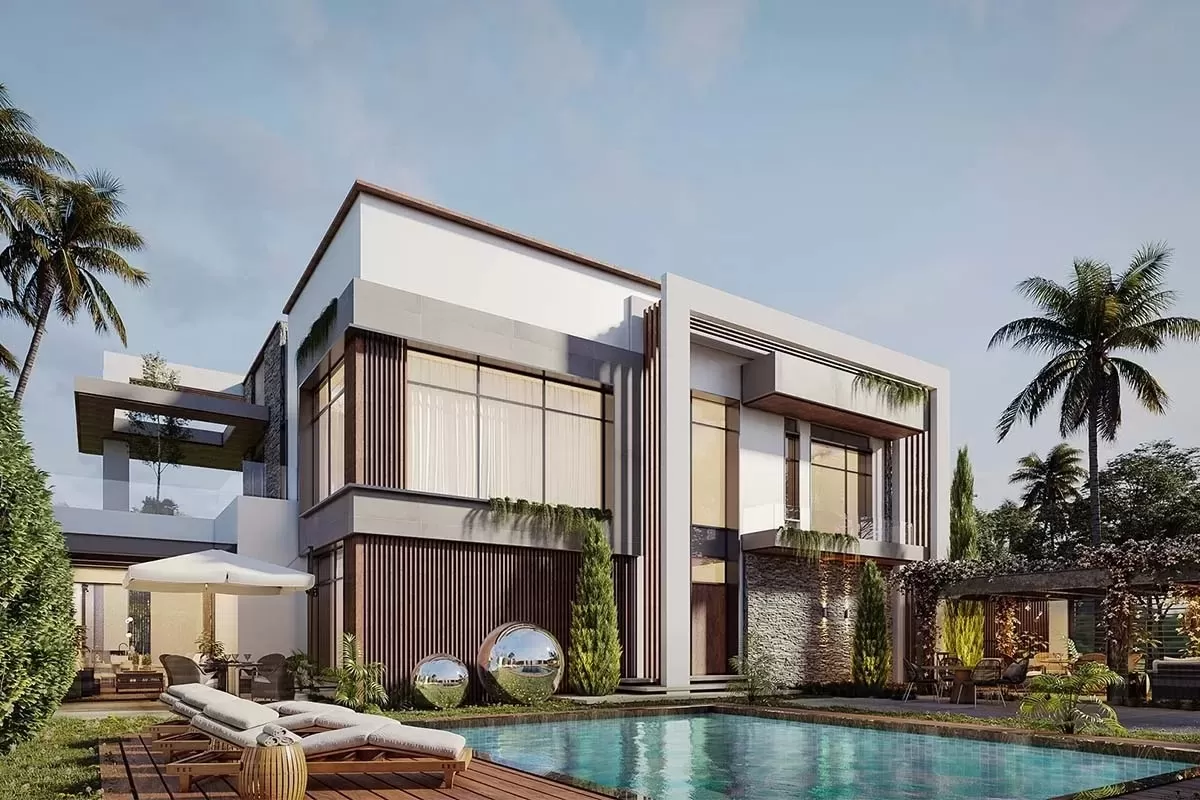 Phong cách kiến trúc mẫu nhà vườn 200m2