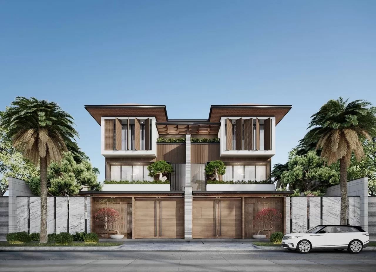 Biệt thự theo kiểu phong cách hiện đại