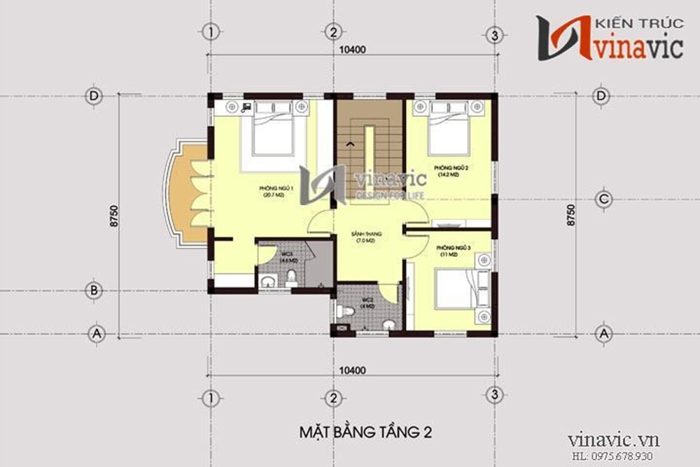 Bản vẽ mặt bằng kiến trúc chi tiết