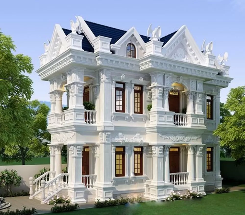 Lâu đài mini mang đến không gian hoàng gia đầy mê hoặc