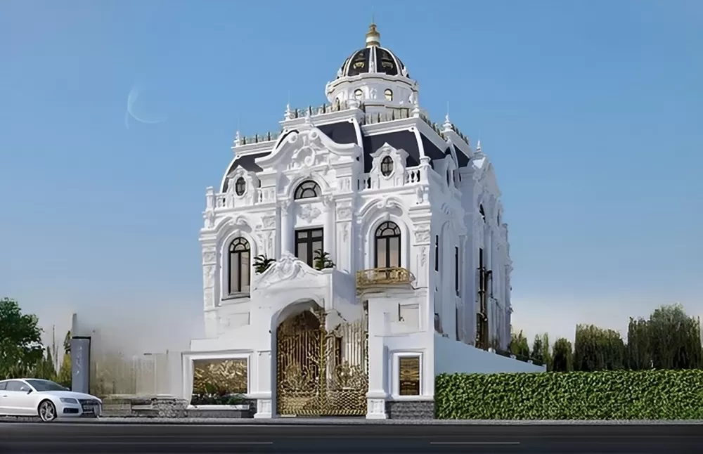 Lâu đài mini nhưng vãn đảm bảo có sự bề thế sang trọng